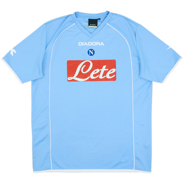 2006-07 Napoli Basic Home Shirt - 8/10 - (XL)