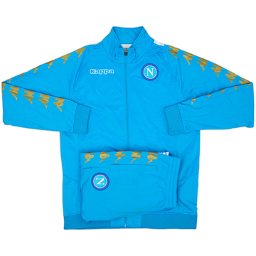 2016-17 Napoli Kappa Tracksuit - 8/10 - (L)
