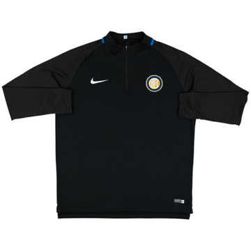 2017-18 Inter Milan Nike 1/4 Zip Training Top - 8/10 - (XL)