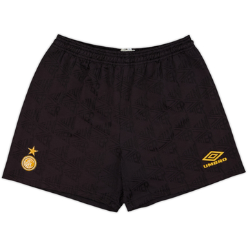 1995-96 Inter Milan Home Shorts - 9/10 - (M)