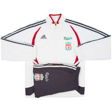 2006-07 Liverpool adidas Tracksuit - 8/10 - (S)