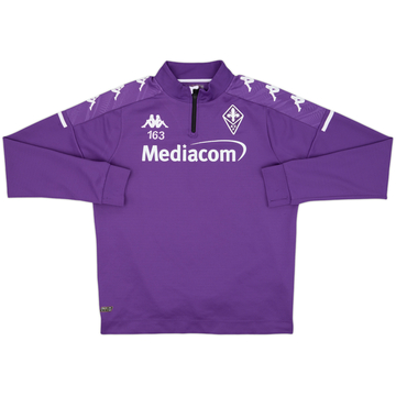 2020-21 Fiorentina Kappa 1/4 Zip Drill Top 163 - 6/10 - (L)