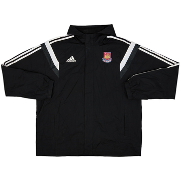 2014-15 West Ham adidas Hooded Rain Jacket - 7/10 - (XL)
