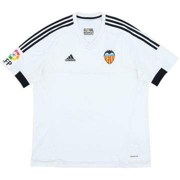 2015-16 Valencia Home Shirt - 6/10 - (XL)