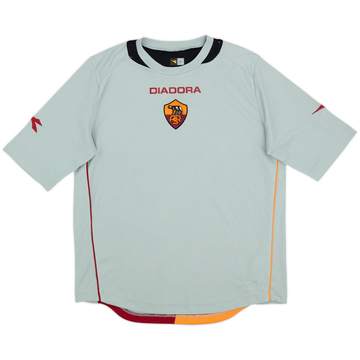 2006-07 Roma Diadora Training Shirt - 8/10 - (L)