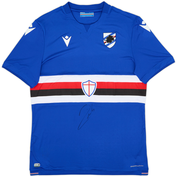 2021-22 Sampdoria Squad Signed Home Shirt - 8/10 - (XL)