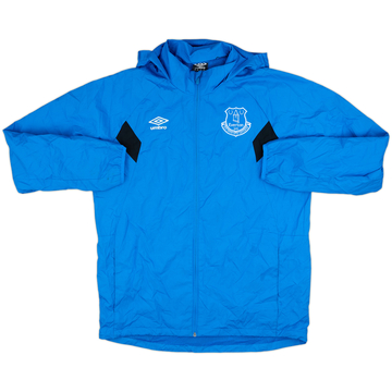 2018-19 Everton Umbro Hooded Rain Jacket - 8/10 - (L)