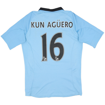2012-13 Manchester City Home Shirt Kun Aguero #16 - 7/10 - (S)