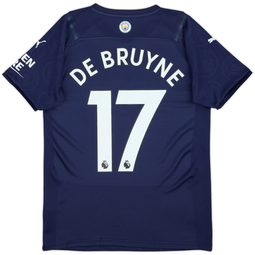 2021-22 Manchester City Third Shirt De Bruyne #17 - 9/10 - (S)