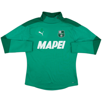 2020-21 Sassuolo Player Issue Puma 1/4 Zip Drill Top #6 - 5/10 - (L)