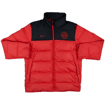 2011-12 Manchester United Nike Padded Bench Coat - 8/10 - (L)