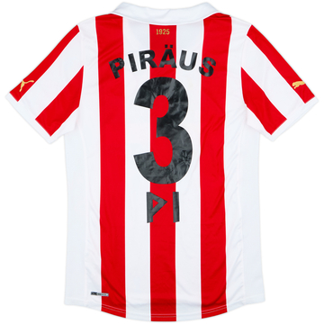2011-12 Olympiakos Home Shirt Pi #3 - 8/10 - (M)