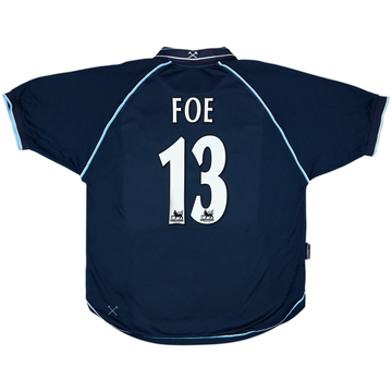 1999-01 West Ham Third Shirt Foe #13 - 8/10 - (XL)