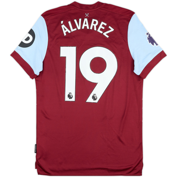 2023-24 West Ham United Home Shirt Alvarez #19 - 8/10 - (M)