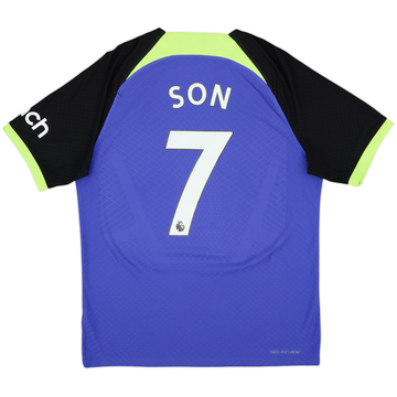 2022-23 Tottenham Authentic Away Shirt Son #7 - 10/10 - (M)