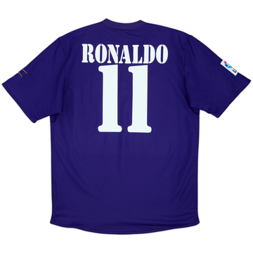 2001 Real Madrid Third Shirt Ronaldo #11 - 8/10 - (L)