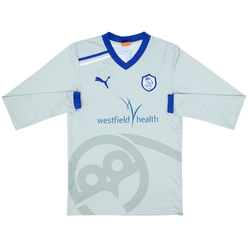 2011-12 Sheffield Wednesday Away L/S Shirt - 7/10 - (S)