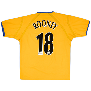 2003-04 Everton Away Shirt Rooney #18 - 8/10 - (XL)