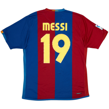 2006-07 Barcelona Home Shirt Messi #19 - 8/10 - (L)