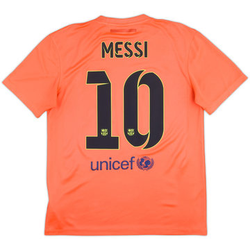 2014-15 Barcelona Basic Away Shirt Messi #10 - 10/10 - (M)