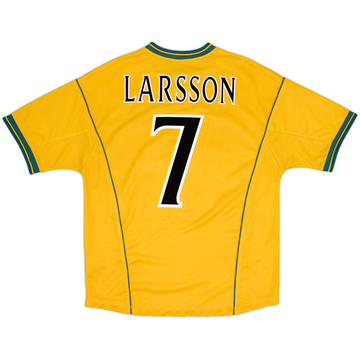 2000-02 Celtic Away Shirt Larsson #7 - 6/10 - (L)