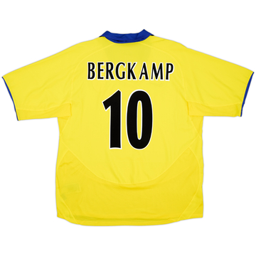 2003-05 Arsenal Away Shirt Bergkamp #10 - 8/10 - (XL)