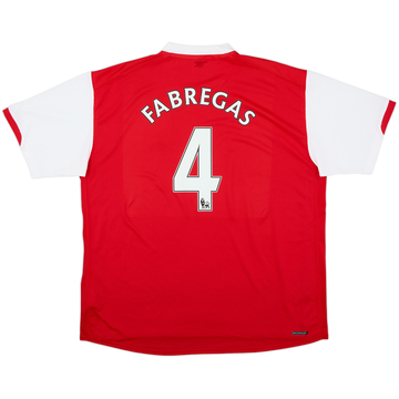 2006-08 Arsenal Home Shirt Fabregas #4 - 7/10 - (XXL)