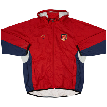 2000-01 Arsenal Nike Hooded Rain Jacket - 8/10 - (XL)