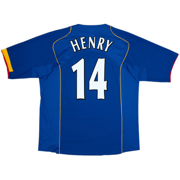 2004-06 Arsenal Away Shirt Henry #14 - 8/10 - (XL)