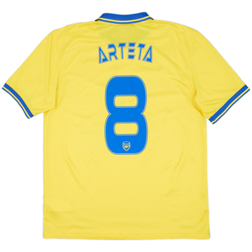 2013-14 Arsenal Visitante Camiseta Arteta #8 - 8/10 - (L)