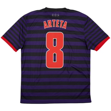 2012-13 Arsenal Away Shirt Arteta #8 - 8/10 - (L)