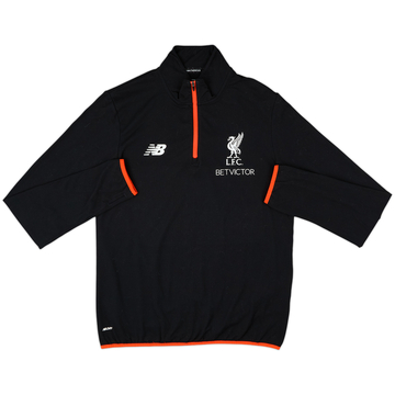 2016-17 Liverpool New Balance 1/4 Zip Drill Top - 7/10 - (L)