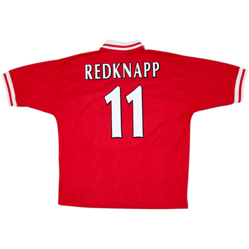 1996-98 Liverpool Home Shirt Redknapp #11 - 8/10 - (XL)