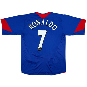 2005-06 Manchester United Away Shirt Ronaldo #7 - 9/10 - (L)
