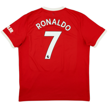 2021-22 Manchester United Home Shirt Ronaldo #7 - 7/10 - (XL)