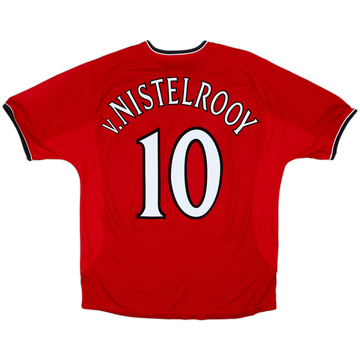 2000-02 Manchester United Home Shirt V.Nistelrooy #10 - 10/10 - (L)