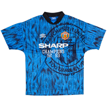 1992-93 Manchester United Away Shirt - 8/10 - (L)