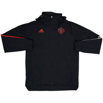 2020-21 Manchester United adidas Hooded Track Jacket - 8/10 - (L)