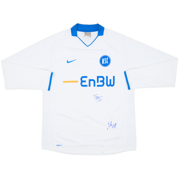 2009-10 Karlsruher Signed Away L/S Shirt - 7/10 - (M)