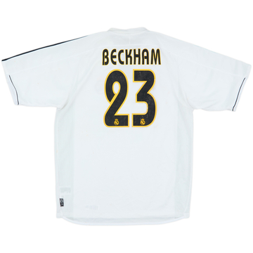 2003-04 Real Madrid Home Shirt Beckham #23 - 5/10 - (M)
