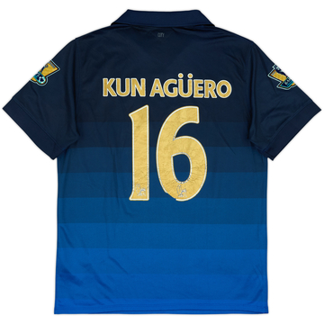 2014-15 Manchester City Away Shirt Kun Aguero #16 - 5/10 - (XL)