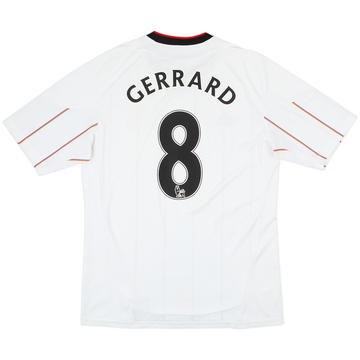 2010-11 Liverpool Away Shirt Gerrard #8 - 6/10 - (M)