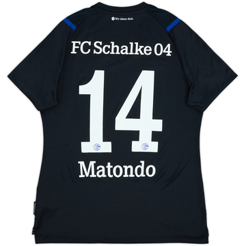 2019-20 Schalke Third Shirt Matondo #14 - 8/10 - (Women's M)