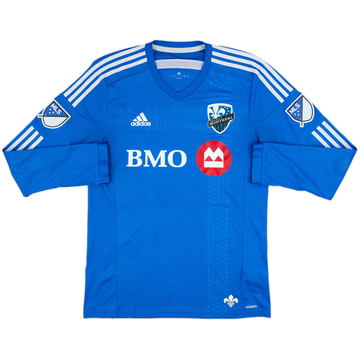 2015 Montreal Impact Authentic Home L/S Shirt - 8/10 - (L)