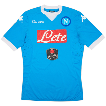 2015-16 Napoli Authentic Home Shirt - 7/10 - (L)