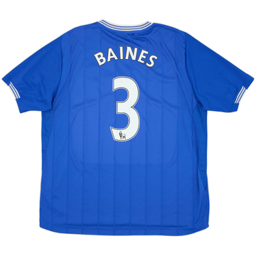 2009-10 Everton Home Shirt Baines #3 - 6/10 - (XL)