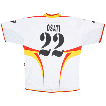 2004-05 Lecce Match Issue Away/GK Shirt Rosati #22