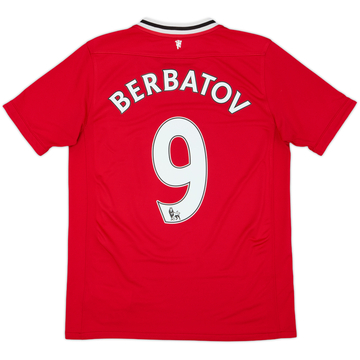 2011-12 Manchester United Home Shirt Berbatov #9 - 7/10 - (XL.Boys)