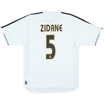 2003-04 Real Madrid Home Shirt Zidane #5 - 5/10 - (S)