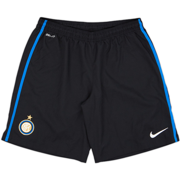 2014-15 Inter Milan Home Shorts - 9/10 - (XL)